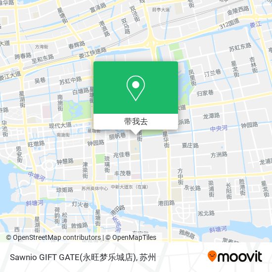 Sawnio GIFT GATE(永旺梦乐城店)地图