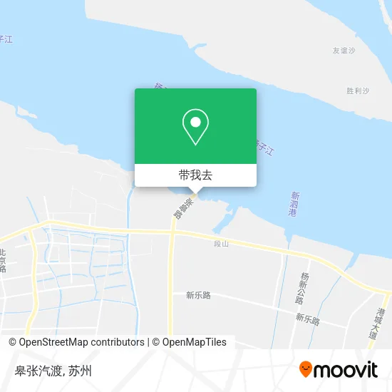 皋张汽渡地图