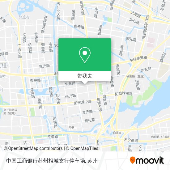 中国工商银行苏州相城支行停车场地图