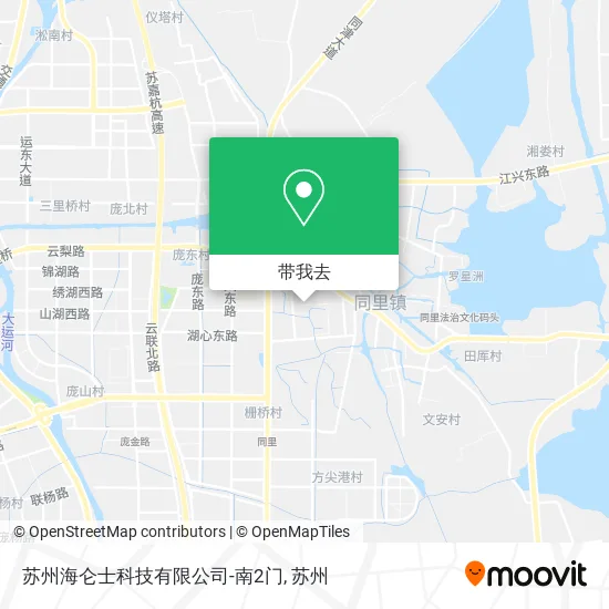 苏州海仑士科技有限公司-南2门地图