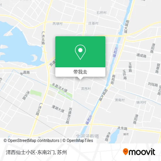 渭西仙士小区-东南2门地图