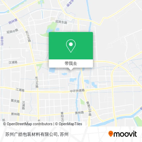 苏州广皓包装材料有限公司地图
