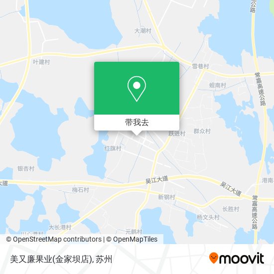 美又廉果业(金家坝店)地图