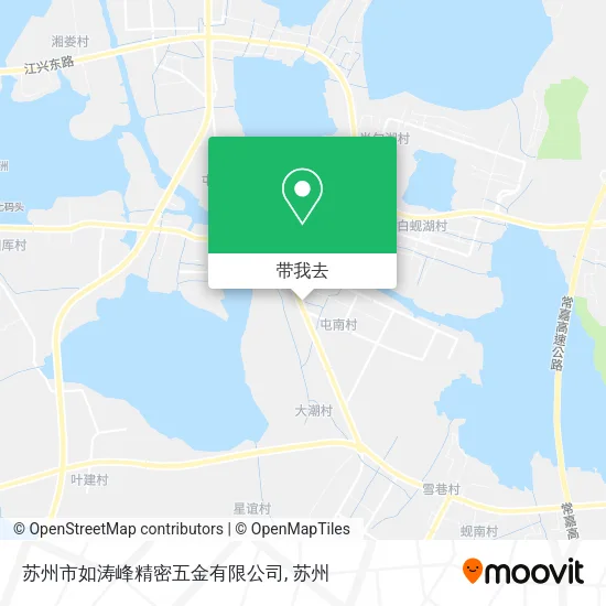 苏州市如涛峰精密五金有限公司地图