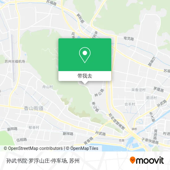 孙武书院·罗浮山庄-停车场地图