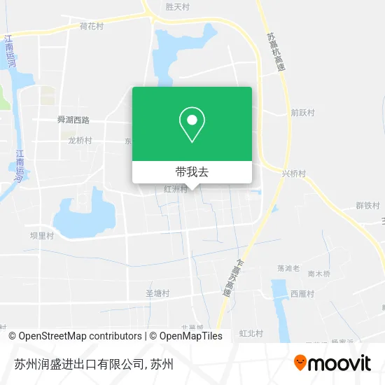 苏州润盛进出口有限公司地图