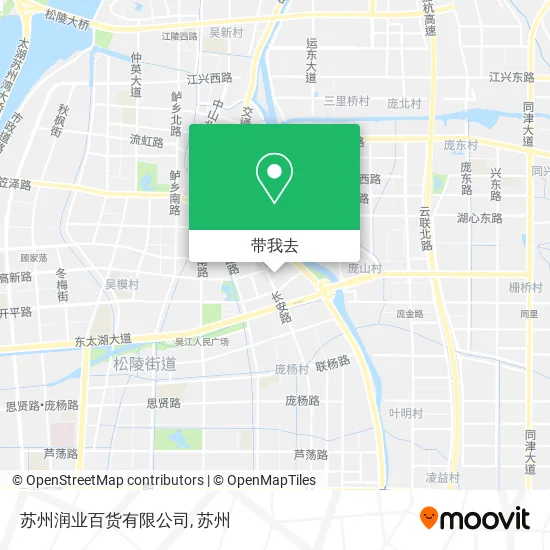 苏州润业百货有限公司地图