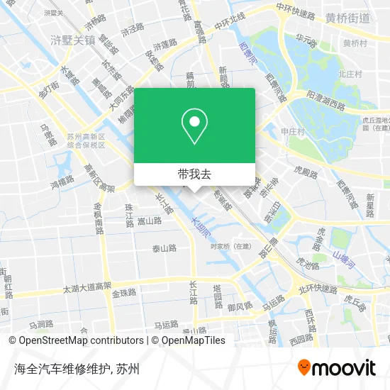 海全汽车维修维护地图