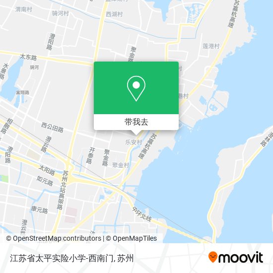 江苏省太平实险小学-西南门地图