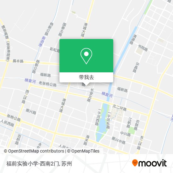 福前实验小学-西南2门地图