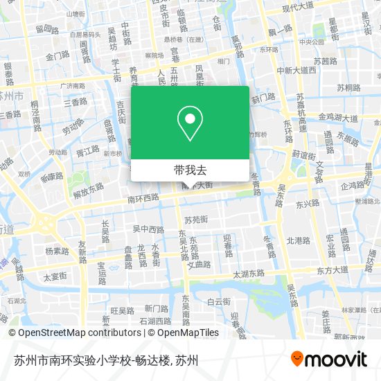 苏州市南环实验小学校-畅达楼地图