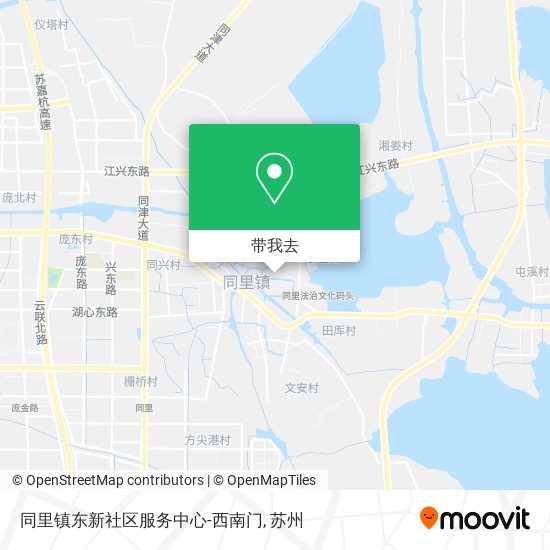 同里镇东新社区服务中心-西南门地图