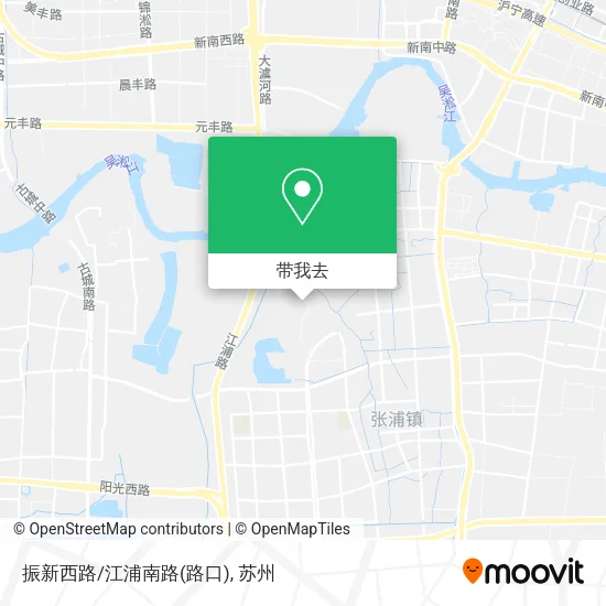 振新西路/江浦南路(路口)地图