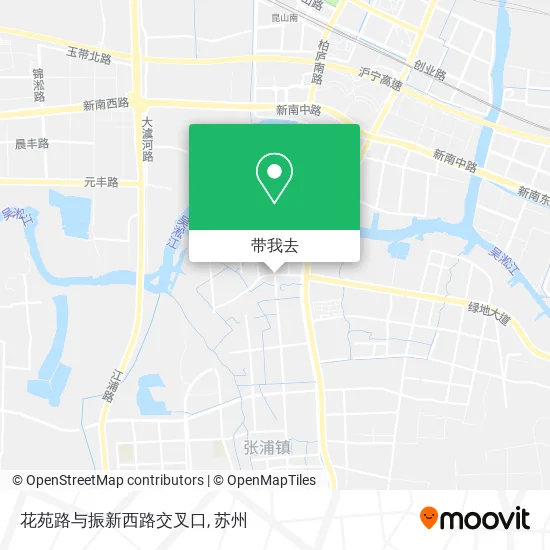 花苑路与振新西路交叉口地图