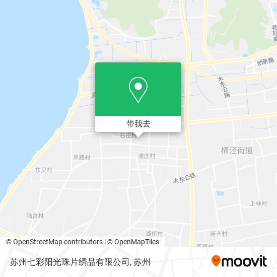 苏州七彩阳光珠片绣品有限公司地图