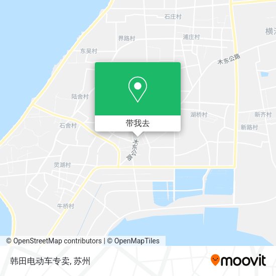 韩田电动车专卖地图