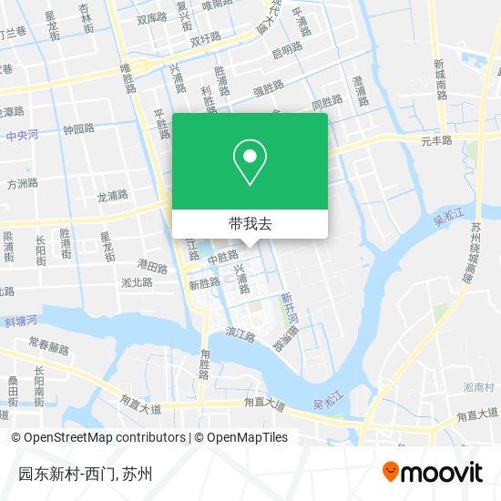 园东新村-西门地图