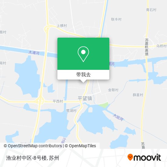渔业村中区-8号楼地图