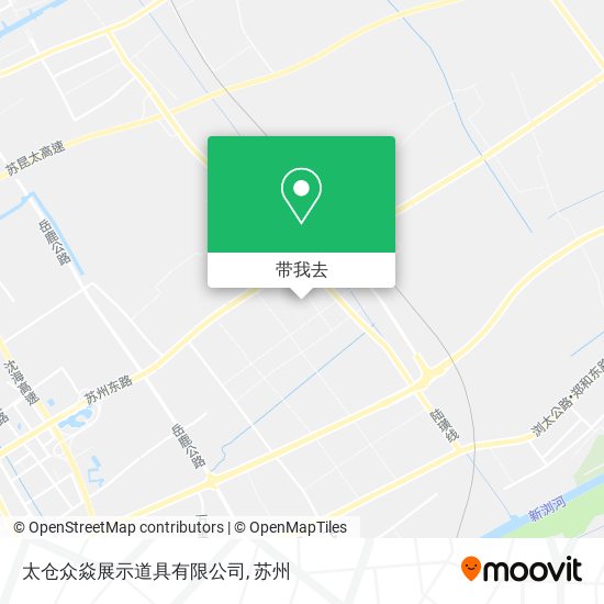 太仓众焱展示道具有限公司地图