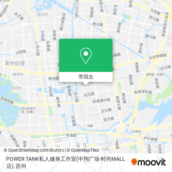 POWER TANK私人健身工作室(中翔广场·时尚MALL店)地图