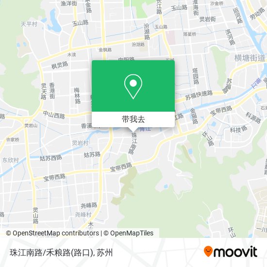 珠江南路/禾粮路(路口)地图