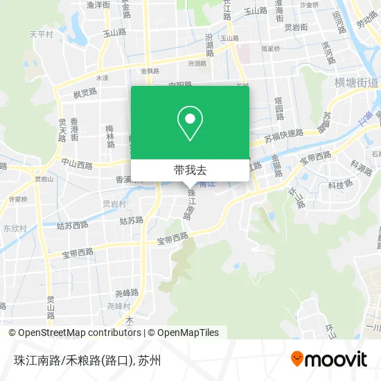 珠江南路/禾粮路(路口)地图