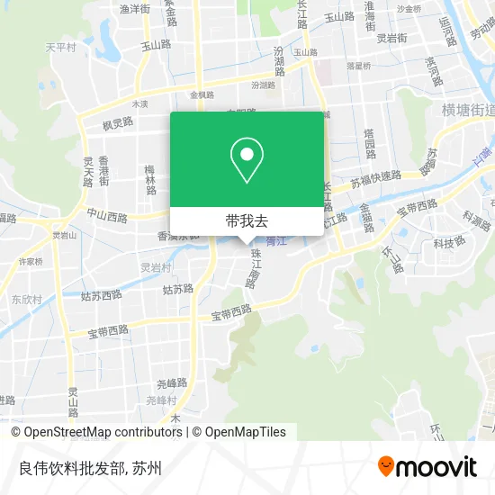 良伟饮料批发部地图