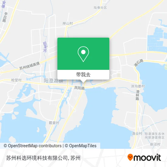 苏州科选环境科技有限公司地图