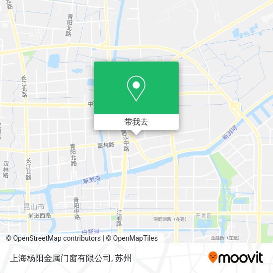 上海杨阳金属门窗有限公司地图
