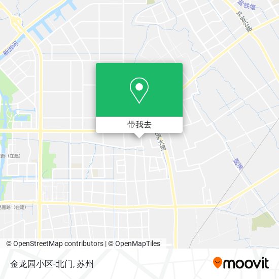 金龙园小区-北门地图