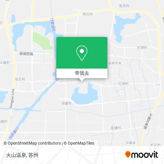 火山温泉地图