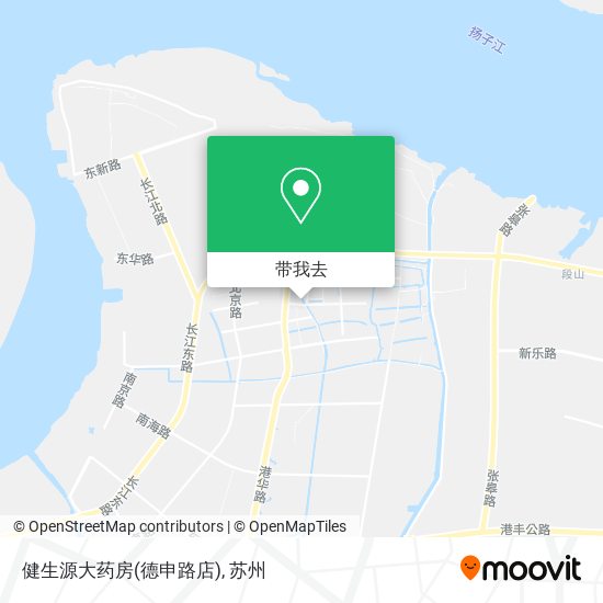 健生源大药房(德申路店)地图