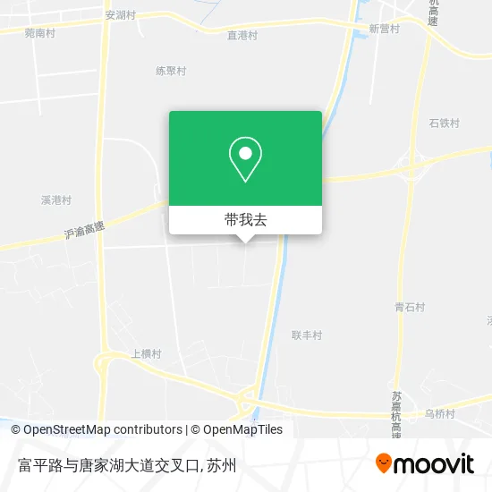 富平路与唐家湖大道交叉口地图