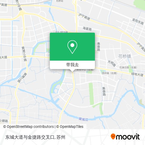东城大道与金捷路交叉口地图