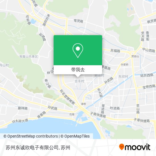 苏州东诚欣电子有限公司地图