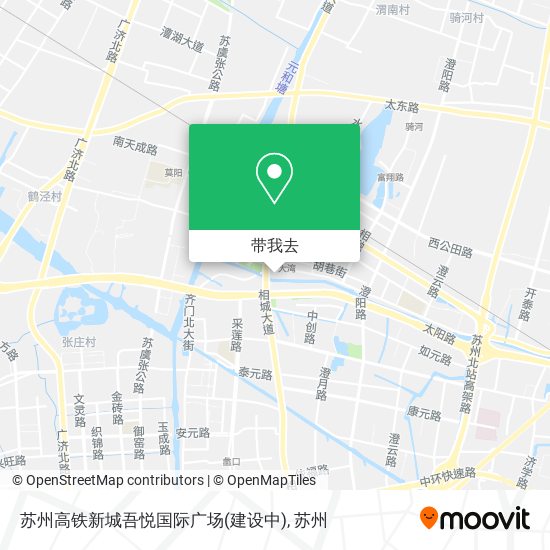 苏州高铁新城吾悦国际广场(建设中)地图