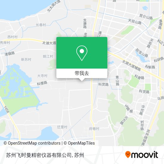 苏州飞时曼精密仪器有限公司地图