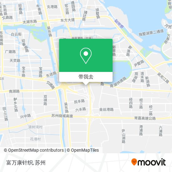 富万康针织地图