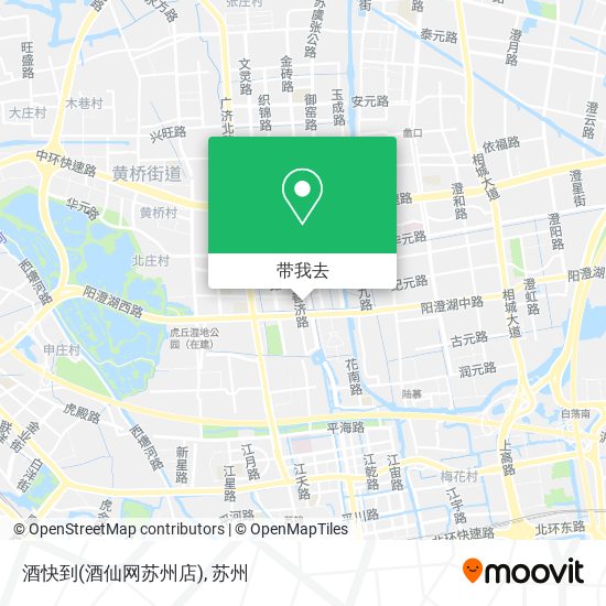 酒快到(酒仙网苏州店)地图