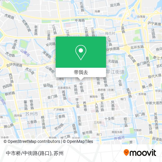 中市桥/中街路(路口)地图