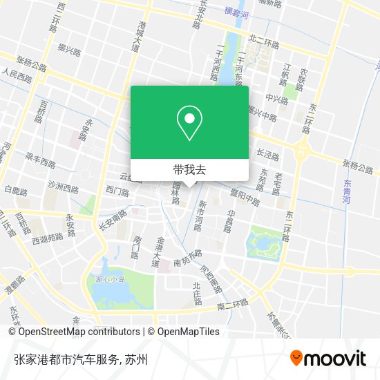 张家港都市汽车服务地图