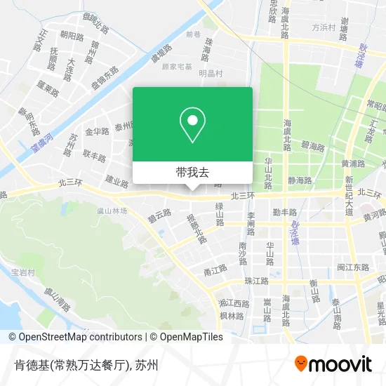 肯德基(常熟万达餐厅)地图