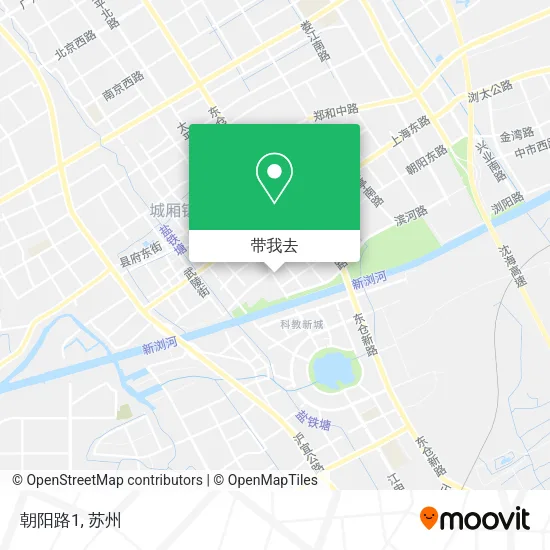 朝阳路1地图