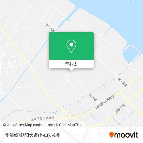 华能线/朝阳大道(路口)地图