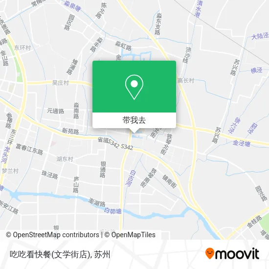 吃吃看快餐(文学街店)地图