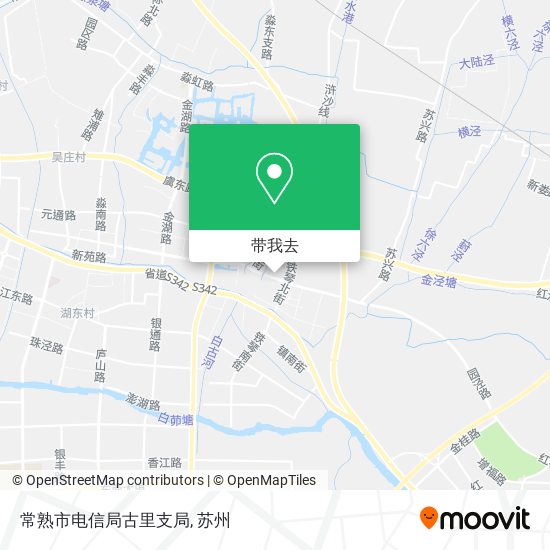 常熟市电信局古里支局地图