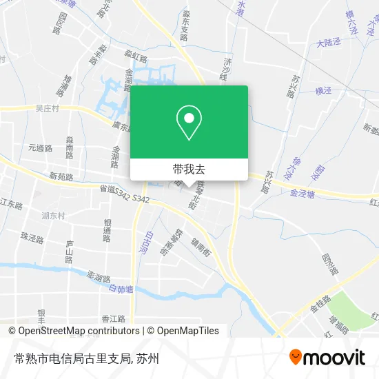 常熟市电信局古里支局地图
