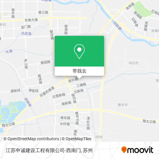 江苏申诚建设工程有限公司-西南门地图
