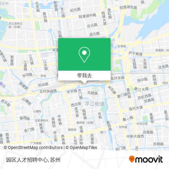 园区人才招聘中心地图