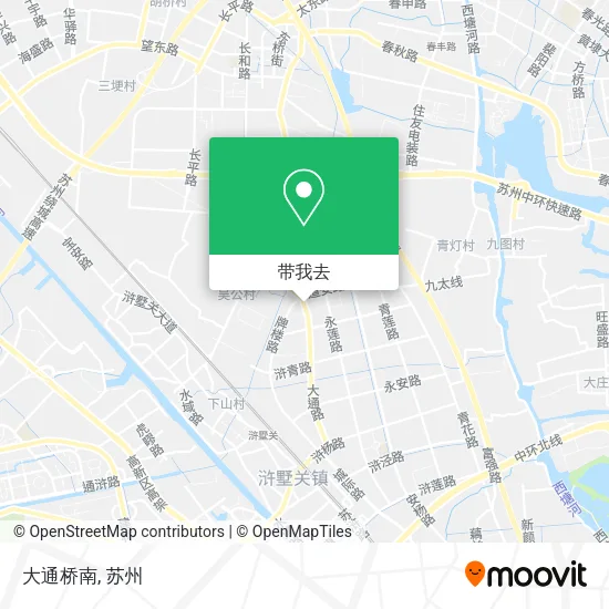大通桥南地图